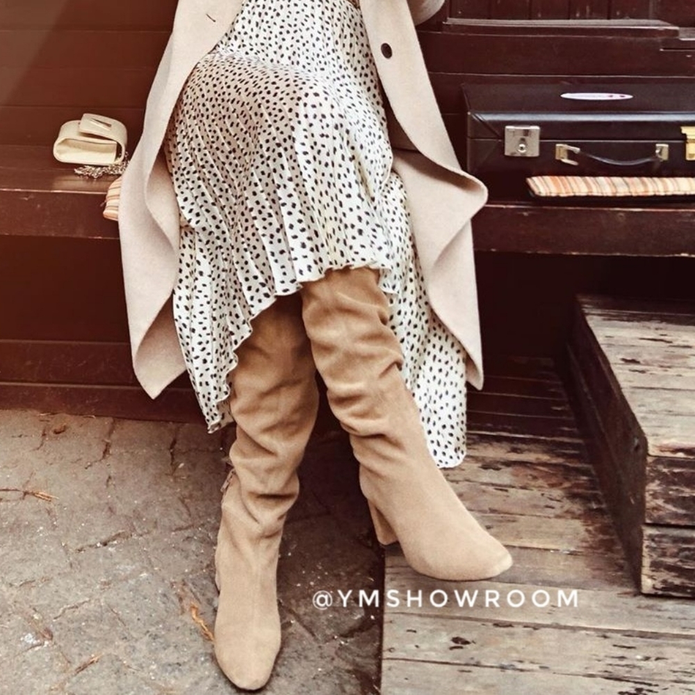 🔥Last 1🔥ZARA Suede leather boots - Picture 2 of 5